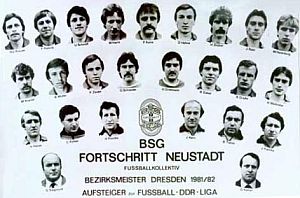 Fußballkollektiv BSG Fortschritt Neustadt