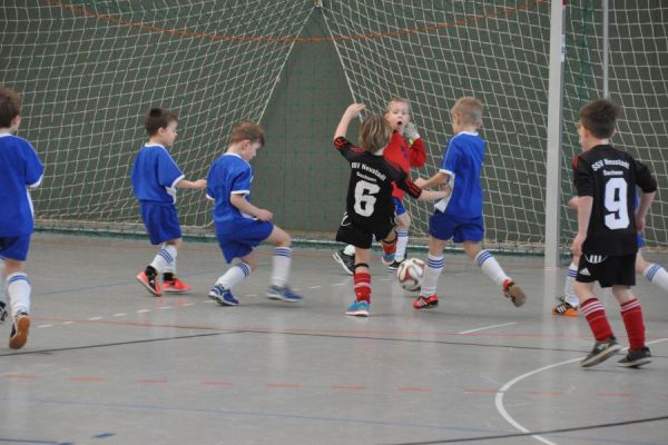 1. Platz der G-Jugend beim SSV Neustadt/Sa. Hallenturnier
