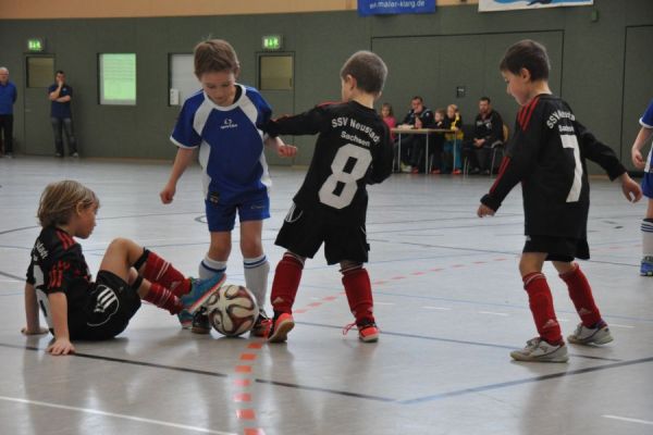 1. Platz der G-Jugend beim SSV Neustadt/Sa. Hallenturnier