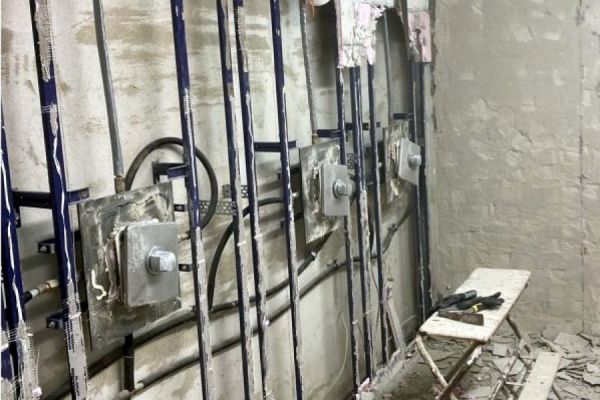 Neuigkeiten im Lockdown, Sanierung Duschanlage